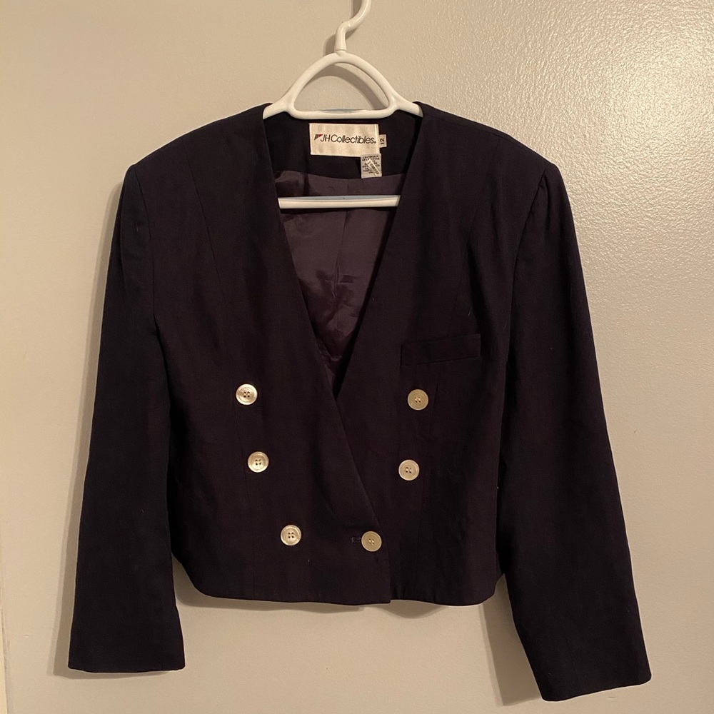 Dark navy blue blazer